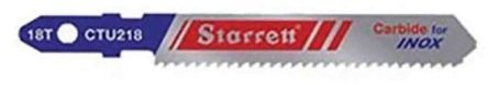 Starrett Bi-Metall Stichsägeblatt, Schnittlänge 55mm / 18 TPI, 2 Stück Für Edelstahl