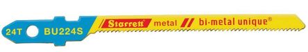 Starrett Bi-Metall Stichsägeblatt, Schnittlänge 50mm / 24 TPI, 5 Stück