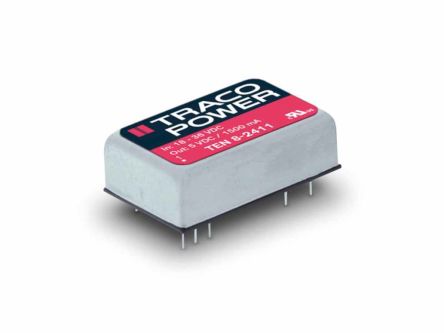 TRACOPOWER TEN 8 DC/DC-Wandler 8W 24 V Dc IN, 15V Dc OUT / 535mA 1.5kV Dc