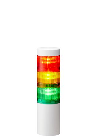 Patlite LR6-IL LED IO-Link-Signalsäule 3-stufig Mehrfarbig LED Rot/Gelb/Grün + Blitz, Dauer 271mm Multifunktion