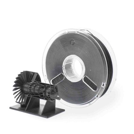 Polymaker Filament Pour Imprimante 3D, PLA Robuste, Ø 1.75mm, Noir, 750g, FDM