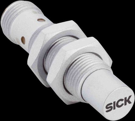 Sick Inductive Barrel-Style Proximity Sensor, M12 X 1, 10 Mm Detection, PNP Output, 10 → 30 V, IP68