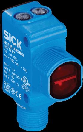 Sick SureSense Optischer Sensor, Hintergrundunterdrückung, Bereich 300 Mm, PNP Ausgang, 4-poliger M12-Steckverbinder