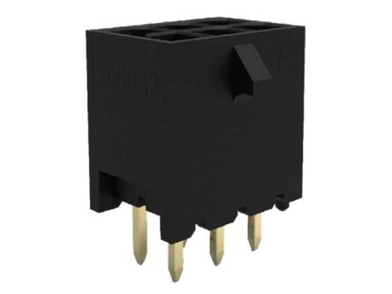 Molex Conector Macho Para PCB Serie Micro-Fit+ De 12 Vías, 2 Filas, Paso 3.0mm, Montaje En Orificio Pasante