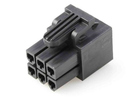 Molex 172708 Leiterplattensteckverbinder Gehäuse Stecker 4.2mm, 6-polig / 2-reihig Gerade