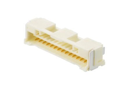 Molex 213226 Series Right Angle Surface Mount PCB Connector, 2-Contact, 1-Row, 1.5mm Pitch, Solder Termination