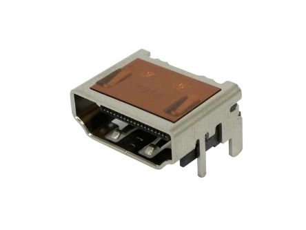 Molex Conector HDMI Hembra, Ángulo De 90°, Tipo A