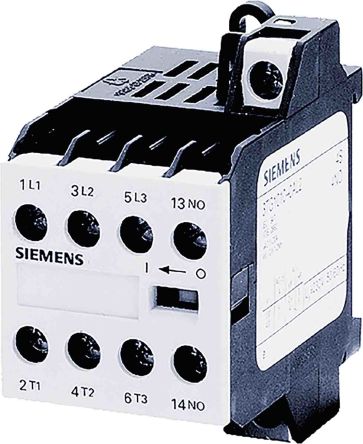 Siemens 3TG10 Elektrisches Relais / 24 V Spule, 3 -polig 3 Schließer, 1 Öffner / 8,4 A, Schalten Von Kondensatoren