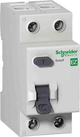 Schneider Electric Interrupteur Différentiel EZ9, 2 Pôles, 100A, 30mA, Type AC