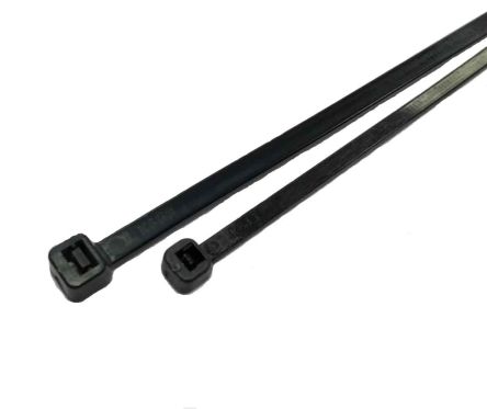RS PRO Nylon 66 Kabelbinder Schwarz 4,8 Mm X 368mm, 100 Stück