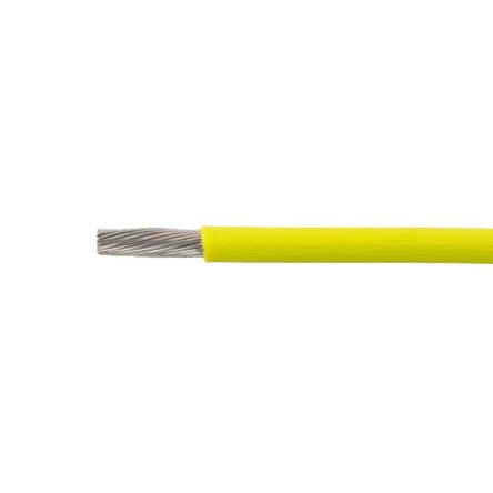 Alpha Wire Einzeladerleitung 2,5 Mm², 14 AWG 50m Gelb Polyphenylenether Isoliert 140/0,16mm² Litzen UL11028