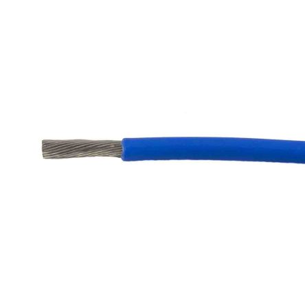 Alpha Wire Einzeladerleitung 0,5 Mm², 20 AWG 50m Blau Polyphenylenether Isoliert 28/0,16 Mm² Litzen UL11028