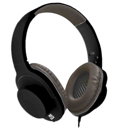 RS PRO Black Wired Over Ear Headset