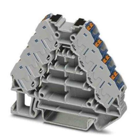 Phoenix Contact Einsteck Verteilerblock 16-polig, 14→ 26 AWG, 17.5A / 250 V, 2.5mm², Polyamid, IP20