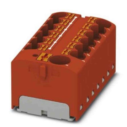 Phoenix Contact Einsteck Verteilerblock 13-polig, 10 AWG, 32A / 450 V, 6mm², Polyamid, IP20