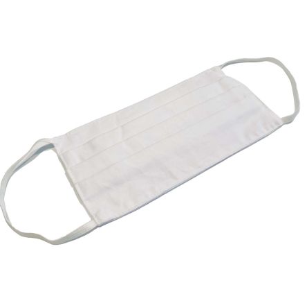 Wacoal MK150090WHE White Cotton Reusable Face Mask 2 Ply, For General Purpose, One Size