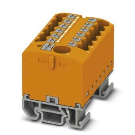 Phoenix Contact Einsteck Verteilerblock 13-polig, 12 AWG, 24A / 690 V, 4mm², Polyamid, IP20