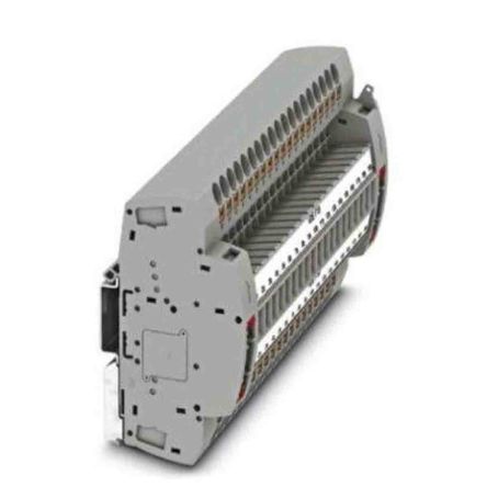 Phoenix Contact PTRE Series PTRE 6-2/F19 Non-Fused Terminal Block, 38-Way, 30A, 20 → 8 AWG Wire, Push In