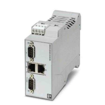 Phoenix Contact Serieller Device Server 2 Ethernet-Anschlüsse 2 Serielle Ports RS232, RS422, RS485 100m 100Mbit/s