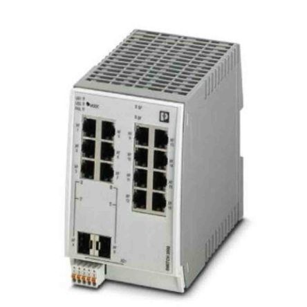 Phoenix Contact FL SWITCH 2314-SFP PN Ethernet-Switch, 14 X RJ45 / 1000Mbit/s, Bis 100m Für DIN-Schienen, 24V Dc
