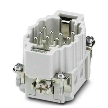 Phoenix Contact HC Robustes Power Steckverbinder-Modul, 10-polig 16A Stecker, Kontakteinsatz