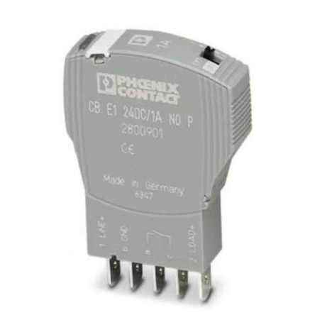 Phoenix Contact Interruptor Automático Electrónico 2800901, 1A, Elemento De Montaje En Base 24V CB-E1