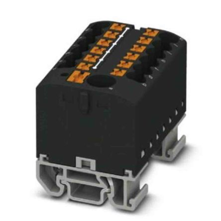 Phoenix Contact Einsteck Verteilerblock 13-polig, 12 AWG, 24A / 690 V, 4mm², Polyamid, IP20