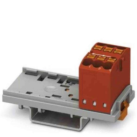 Phoenix Contact Einsteck Verteilerblock 6-polig, 12 AWG, 24A / 690 V, 4mm², Polyamid, IP20