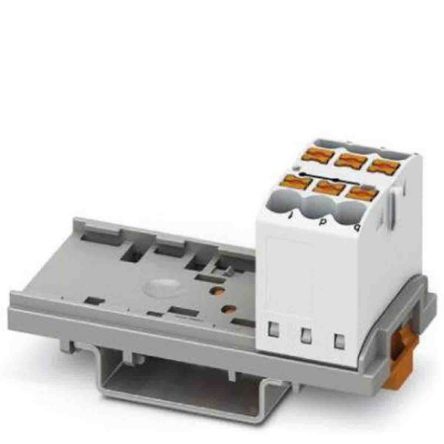 Phoenix Contact Einsteck Verteilerblock 6-polig, 12 AWG, 24A / 690 V, 4mm², Polyamid, IP20