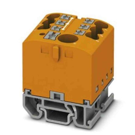 Phoenix Contact Einsteck Verteilerblock 7-polig, 12 AWG, 24A / 690 V, 4mm², Polyamid, IP20