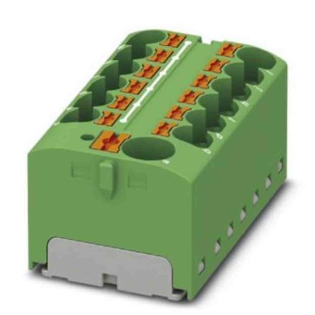 Phoenix Contact Einsteck Verteilerblock 13-polig, 10 AWG, 32A / 450 V, 6mm², Polyamid, IP20