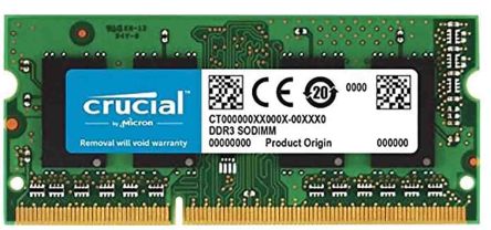 Crucial Memoria RAM 4 GB No Ordenador Portátil, 1600MHZ