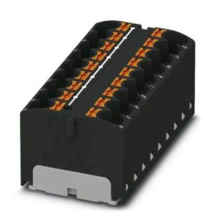 Phoenix Contact Einsteck Verteilerblock 18-polig, 10 AWG, 32A / 450 V, 6mm², Polyamid, IP20