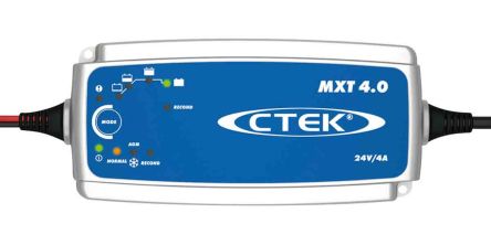 CTEK MXT 4.0 Akkuladegerät Für 1 Bleisäure Akkus, 28.8V/4A Mit UK-Stecker
