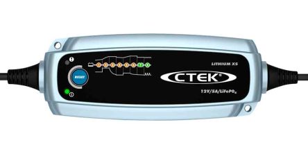 CTEK LITHIUM XS Akkuladegerät Für 1 LiFePO4 Akkus, 13.8V/5A Mit UK-Stecker