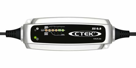 CTEK XS 0.8 Akkuladegerät Für 1 Bleisäure Akkus, 14.4V/0.8A Mit UK-Stecker