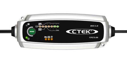 CTEK Cargador De Batería De Plomo ácido De 12 V, Salida 14.4V, 3.8A, 55.8W, Enchufe Inglés