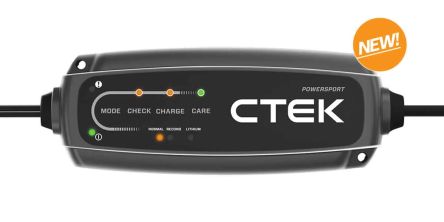 CTEK CT5 POWERSPORT Akkuladegerät Für 1 LiFePO4 Akkus, 14.4V/2.3A Mit UK-Stecker