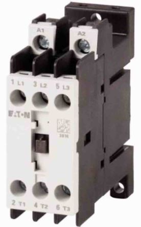 Eaton Contactor Relay, 24 V Ac Coil, 3-Pole, 4 A, 3NO