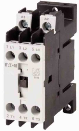 Eaton Contactor Relay, 240 V Ac Coil, 3-Pole, 4 A, 3NO