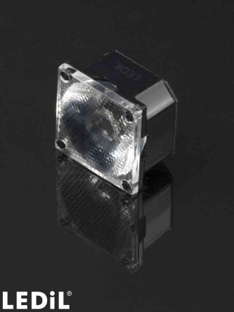 Ledil G2-ROSE-UV LED Linse Quadratisch Aus Silikon, Klar 40 °C