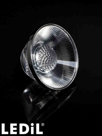 Ledil Lente LED, Punto, 15 ° Transparente Silicona Redonda, Serie SAKURA-70