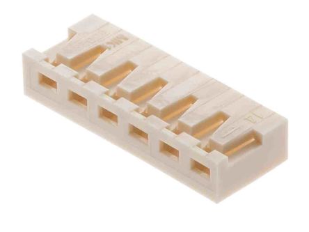 Molex, 212415 Female Crimp Connector Housing, 2.5mm Pitch, 5 Way, 1 Row Right Angle