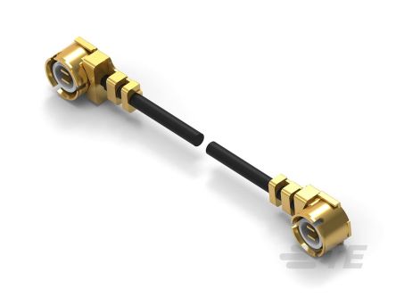 TE Connectivity Cable Coaxial RF, 50 Ω, Con. A: UMCC, Macho, Con. B: UMCC, Macho, Long. 100mm