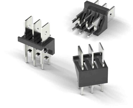 Wurth Elektronik WR-FAST Leiterplatten-Stiftleiste Vertikal, 3-polig / 1-reihig, Raster 7.62mm, Ummantelt