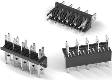 Wurth Elektronik WR-FAST Series Vertical PCB Header, 7 Contact(s), 5.08mm Pitch, 1 Row(s), Shrouded