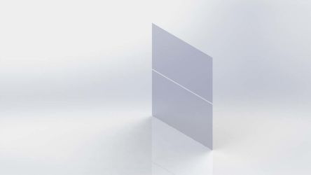 Bosch Rexroth Schutzwand Für Den Bildschirm, H. 1500mm, B. 1000mm, Transparent