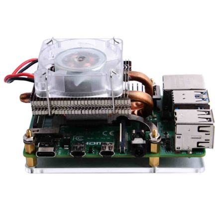 52Pi Low-Profile ICE Tower Cooling Fan For Raspberry Pi
