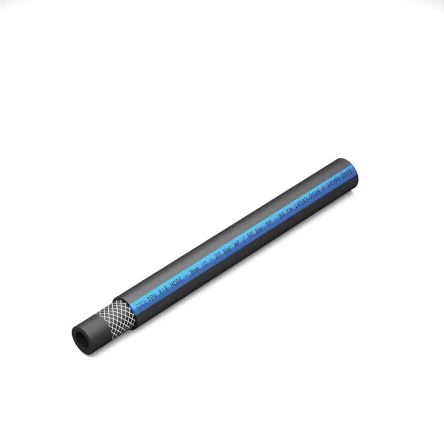 RS PRO Schlauch, Ø 12.7mm 21mm Schwarz, Blau TPE Übertragung 20 Bar Für Druckluft X 25m