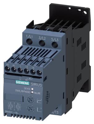 Siemens 3RW3 Sanftstarter 3-phasig 4 KW, 400 V Ac / 9 A
